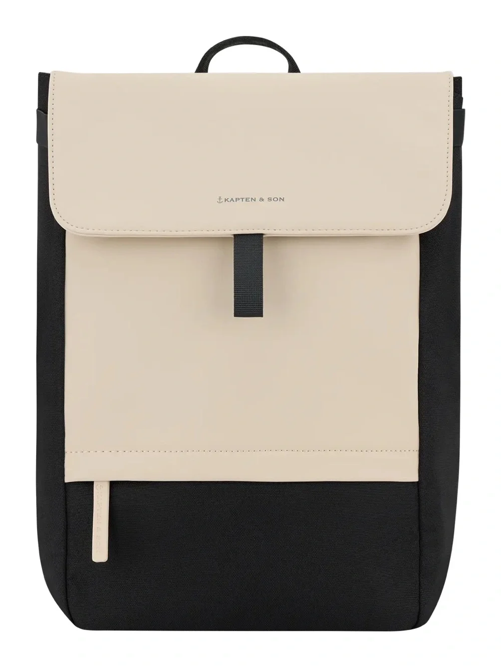 Kapten & Son Fyn Backpack in Black and Cream